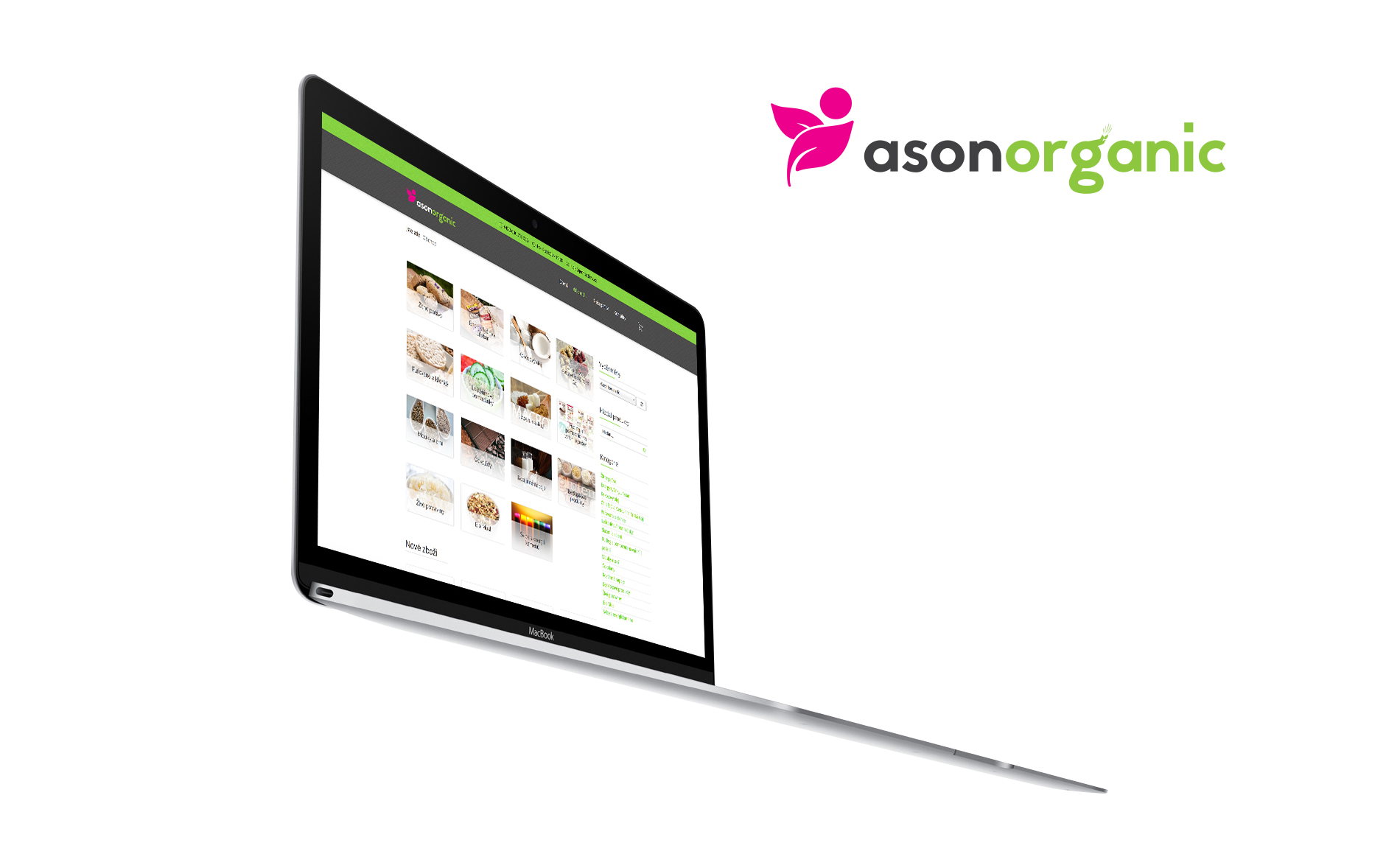 Asonorganic webdesign and logo design