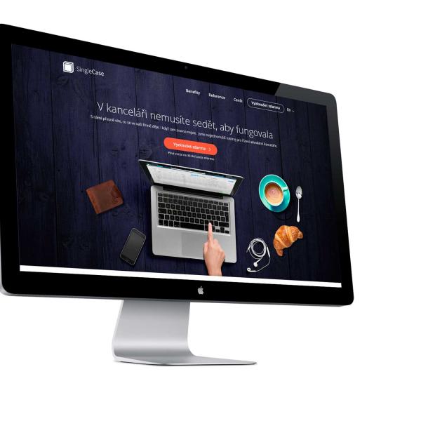 Singlecase - Homepage concept (not realized)