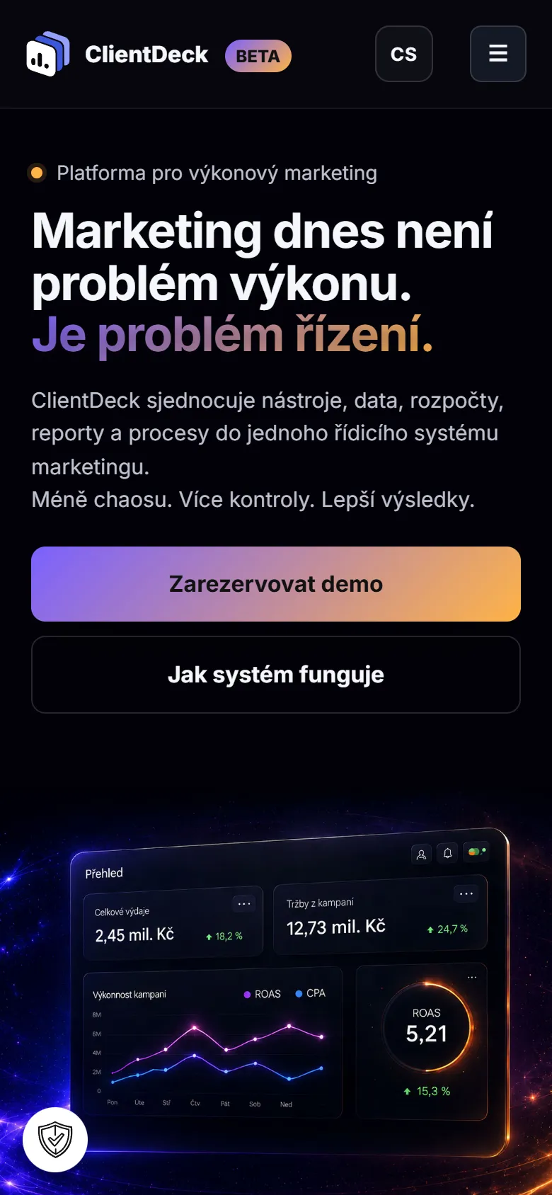 ClientDeck, mobilní verze